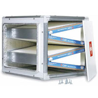 Highest Filtration Efficiency – Lowest Air Restriction
The Perfect 16™ is the only whole-house air purification system with highest filtration rating possible - a PERFECT Merv 16. This rating, coupled with one of the lowest air restrictions in the industry actually improves the performance of your HVAC system when compared to conventional air cleaners