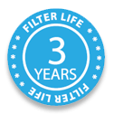 3 Year Filter Life!